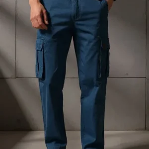 Cargo Mid-Rise Jeans