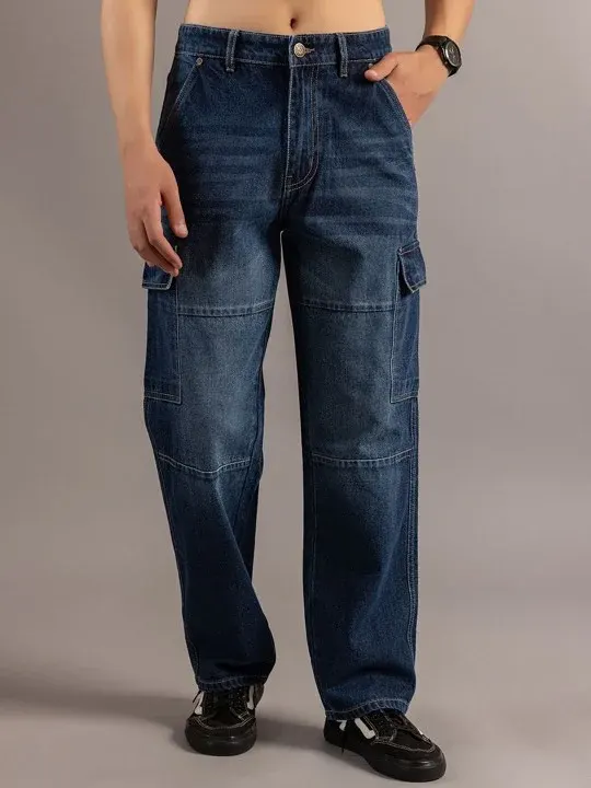 Cargo Light-Fade Jeans