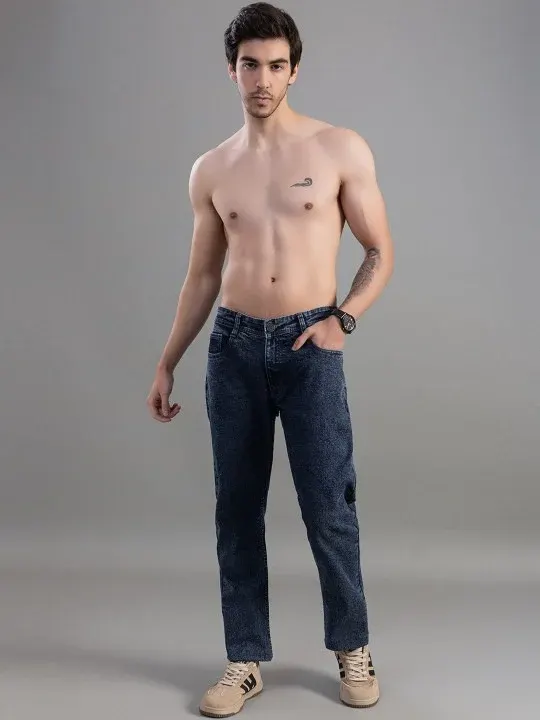 Light-Fade Mid-Rise Jeans
