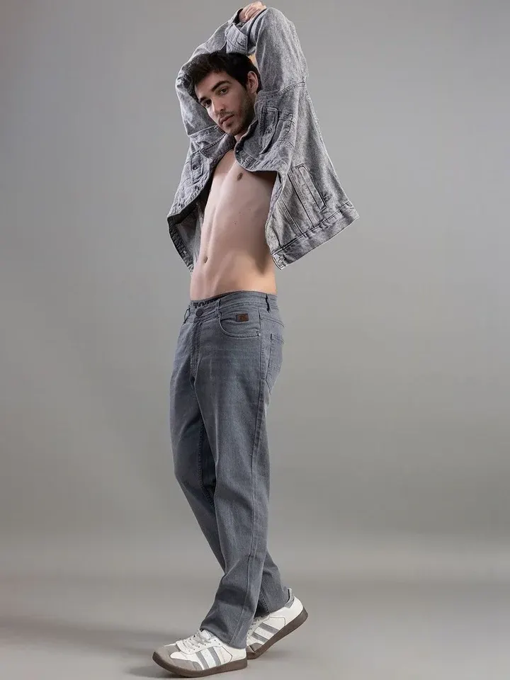 Light-Fade Mid-Rise Jeans