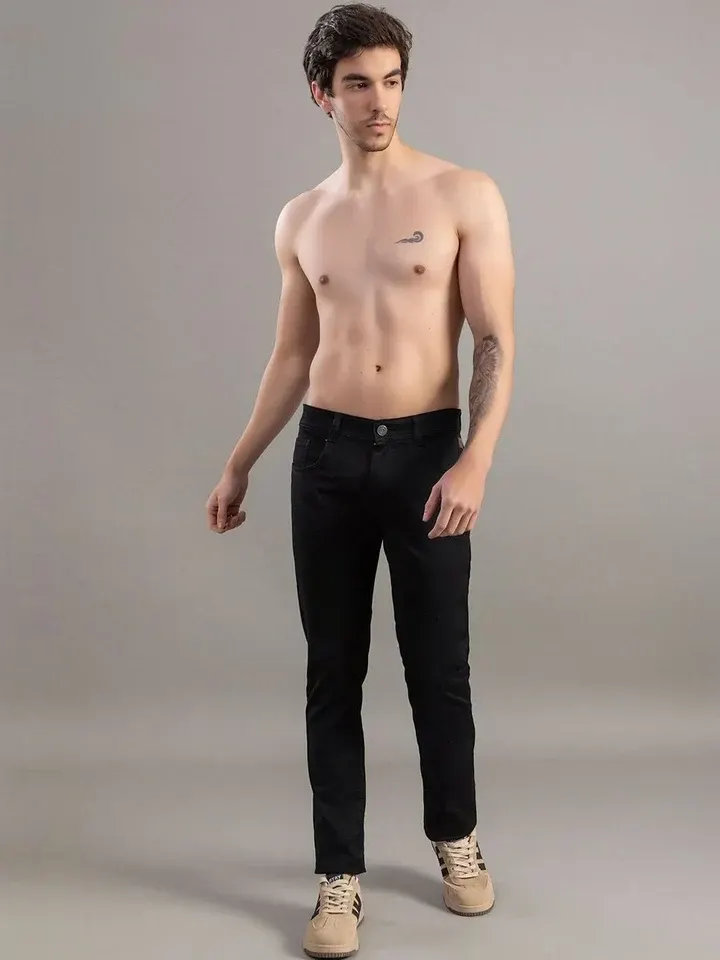Light-Fade Mid-Rise Jeans