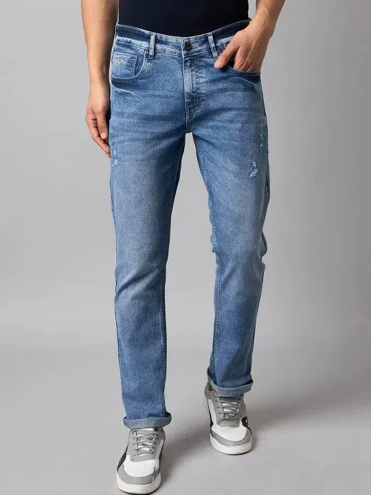 Slim-Fit Light-Fade Jeans