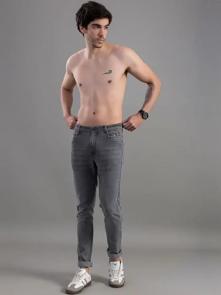 Slim-Fit Light-Fade Jeans