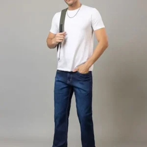 Straight-Leg Light-Fade Jeans