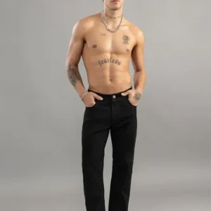 Straight-Leg Light-Fade Jeans