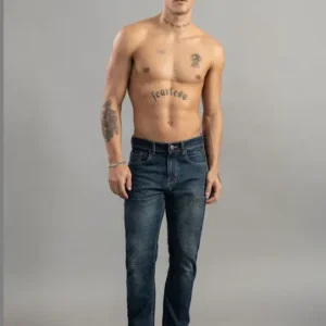 Straight-Leg Light-Fade Jeans