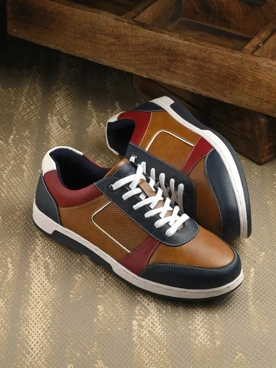 Colourblock Sneakers Casual Shoes