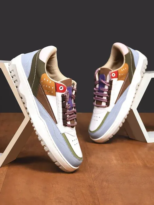 Colourblock Sneakers Casual Shoes