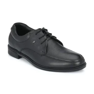 Black Derby Lace-Up Formal Shoes