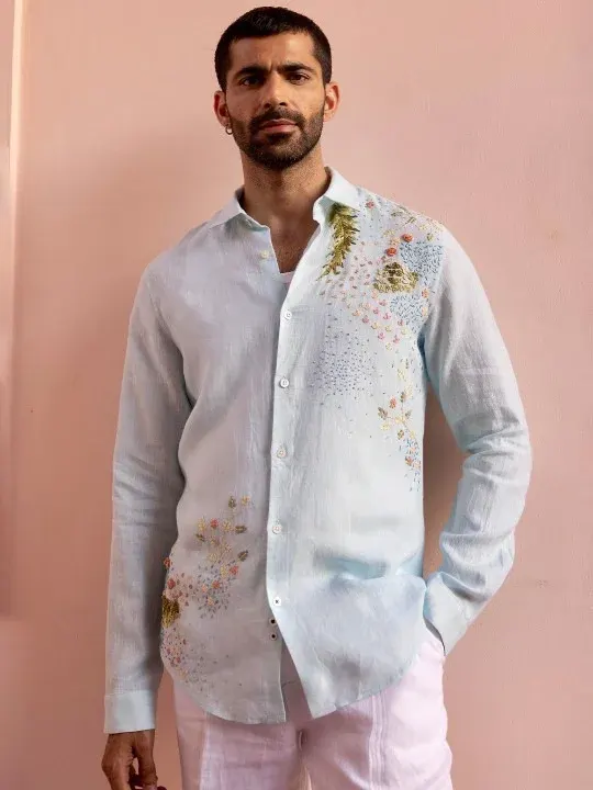 Embroidered Casual Shirts