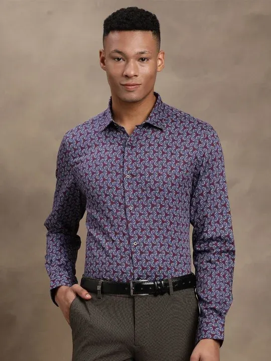 Floral Printed Formal Shirts