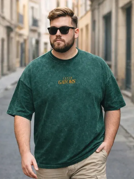 Green Graphic Printed T-Shirts