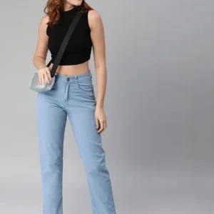 Straight High-Rise Jeans