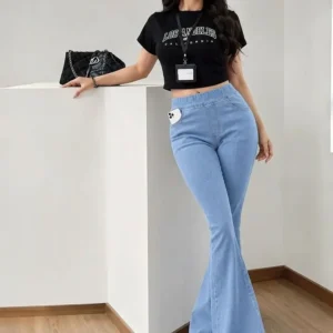 Bootcut High-Rise Jeans