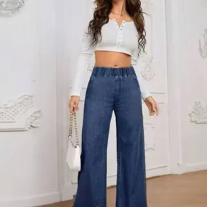 Wide-Leg Jeans