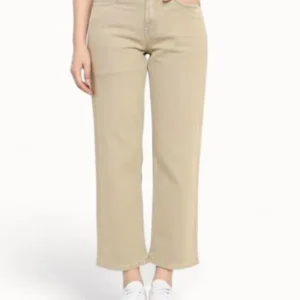 Wide-Leg High-Rise Jeans