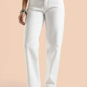 Wide-Leg High-Rise Jeans