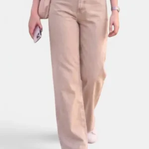 Wide-Leg High-Rise Jeans