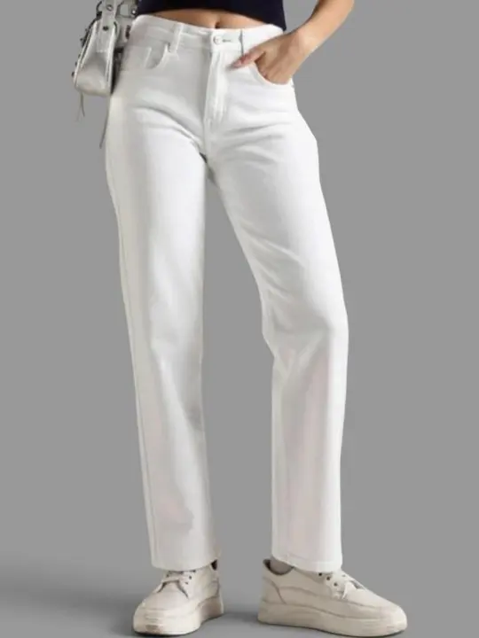 Wide-Leg High-Rise Jeans