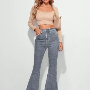 Bootcut High-Rise Jeans