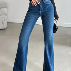 Bootcut High-Rise Jeans