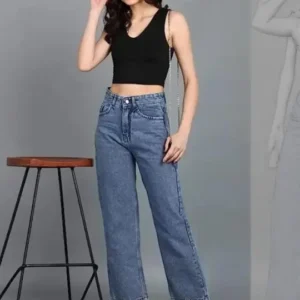Straight High-Rise Jeans