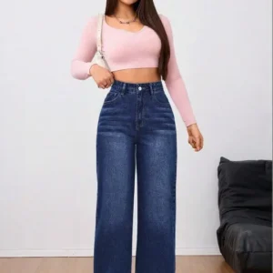 Straight High-Rise Jeans