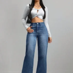 Straight High-Rise Jeans