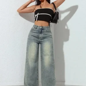Straight High-Rise Jeans