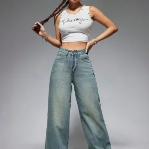 Straight High-Rise Jeans