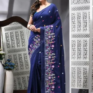 Floral Embroidered Sarees