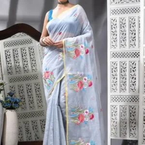 Floral Embroidered Sarees