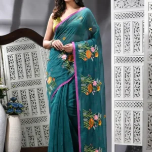 Floral Embroidered Sarees
