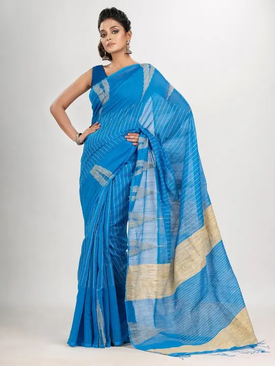 Striped Woven-Design Sarees