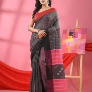 Striped Woven-Design Sarees