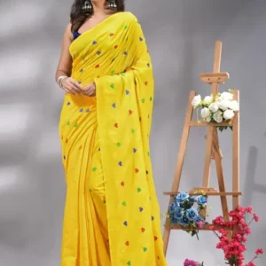 Embroidered Woven-Design Sarees
