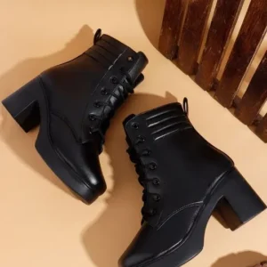 Block-Heel Boots