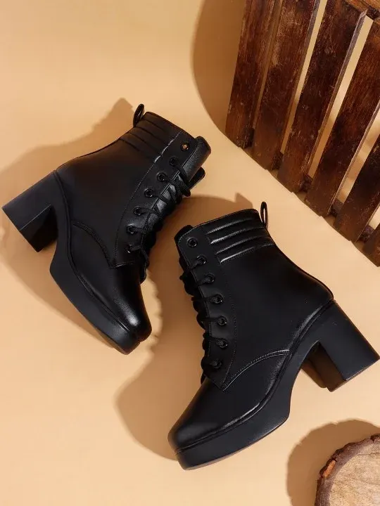 Block-Heel Boots