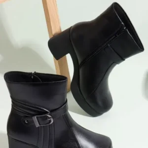 Block-Heel Boots