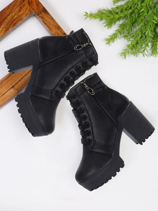 Block-Heel Boots