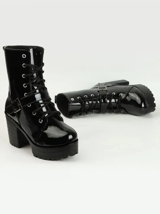 Lace-Up Boots