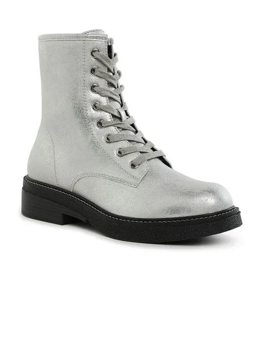 Lace-Up Boots