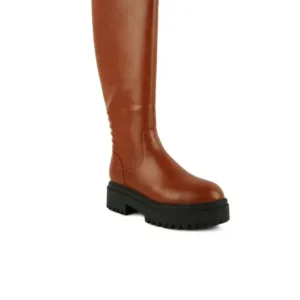 Tan Knee-High Boots