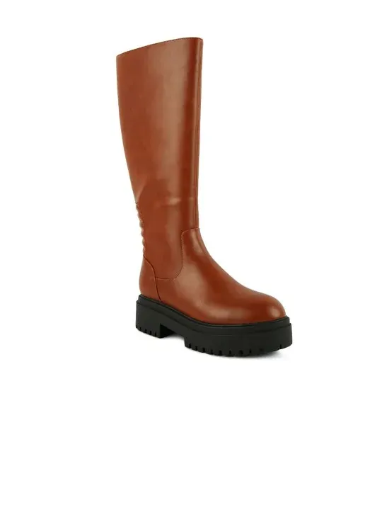 Tan Knee-High Boots