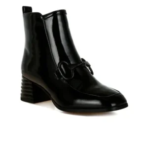 Block-Heel Ankle Boots
