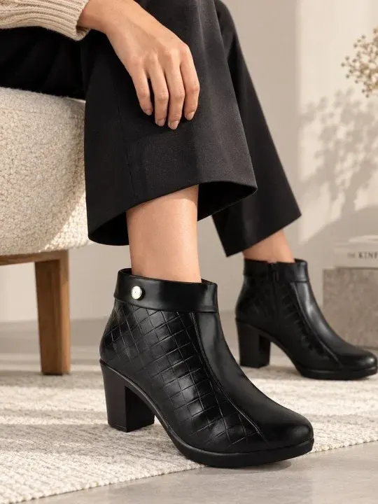Textured Boots