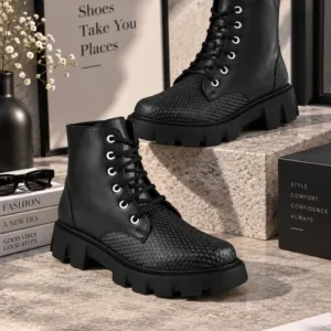 Textured Boots