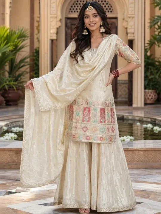Embroidered Kurtas & Suits