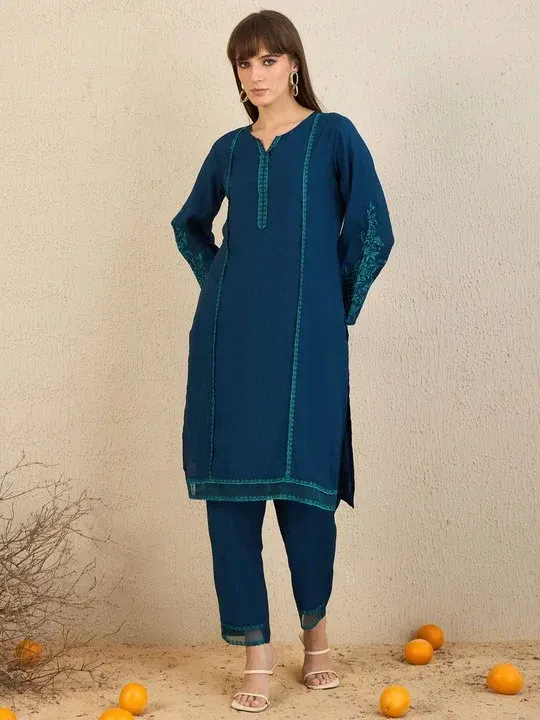 Embroidered Kurtas & Suits