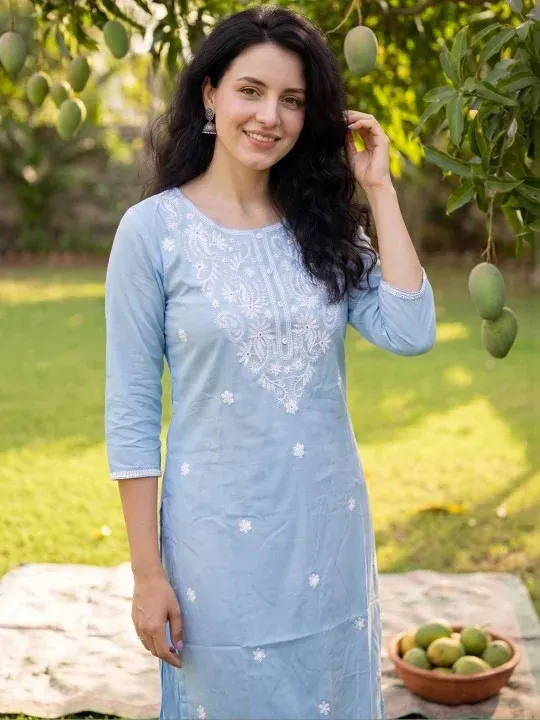 Embroidered Kurtas & Suits